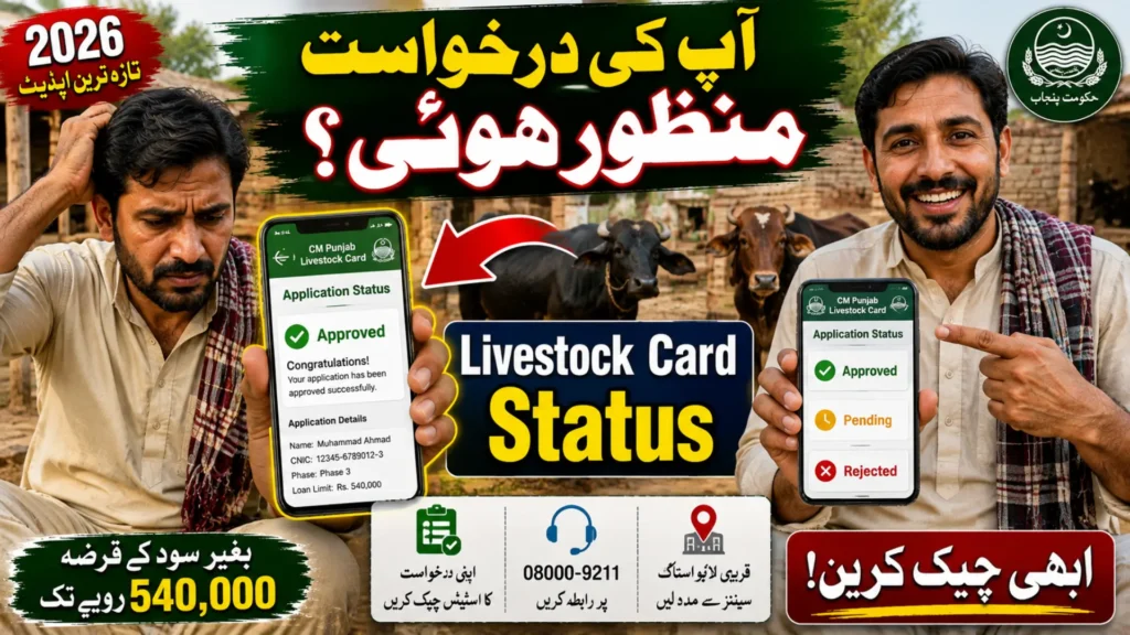 CM Livestock Card Application Status 2026 – Check Status Online